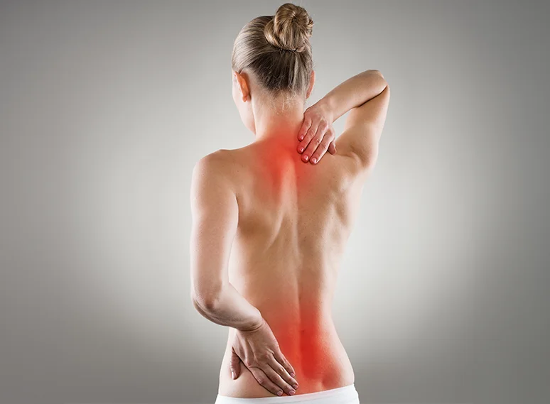 Schmerzpatienten mit Rückenschmerz